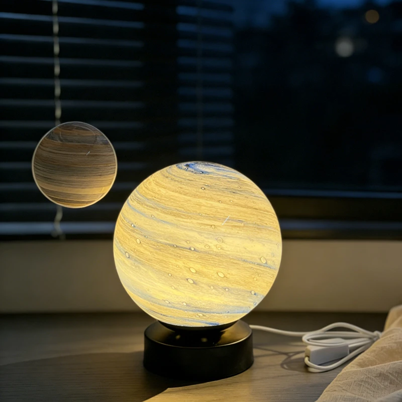 Planet Table Lamp Space Starry Sky Universe Dreamy Planet Table Lamp Bedroom Bedside Sleep Lamp Birthday Christmas Gift For