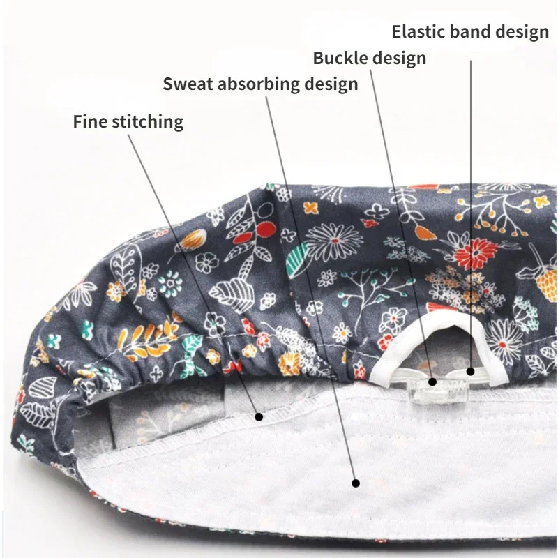 Working Hats Women Men Workshop Hair Cover Caps Hat Chef Hat Kitchen Cooking Catering Hair Net Hotel Restaurant Work Accessories