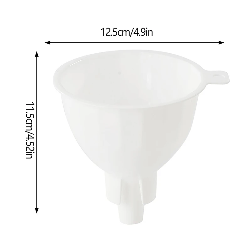 Large Diameter Kitchen Funnel For Filling Bottles Kitchen Funnels Bpa-Free Food Grade Oil Funnel Hanging Lotion Filling Funnel