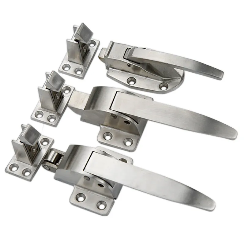 Oven Door Lock Stainless Steel Oven Handle Test Chamber Latch Transfer Window Handle Freezer Handle Cold Storage Door