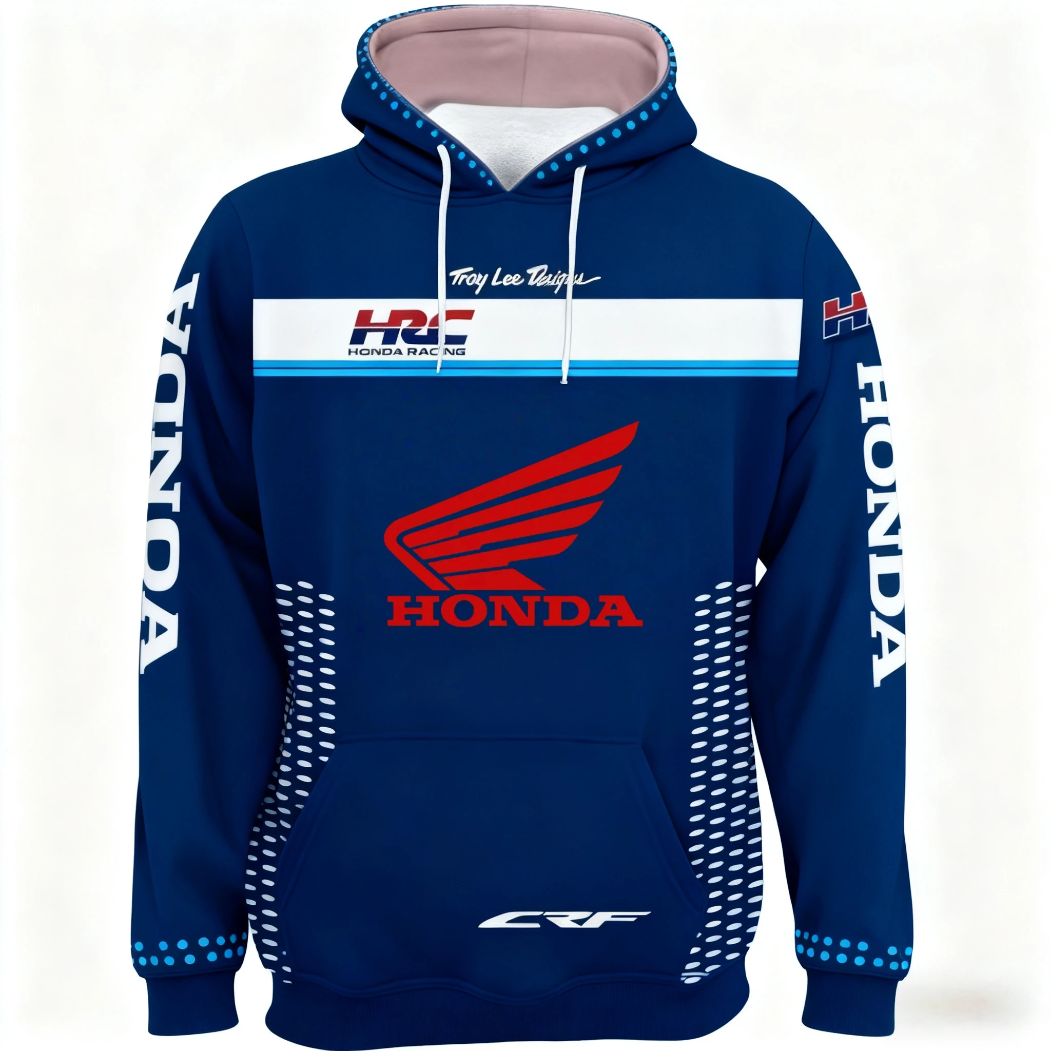 هوندا هوديي الشارع الشهير موضة هوندا شعار ثلاثية الأبعاد طباعة الرجال مقنعين البلوز حجم كبير الملابس الرياضية في الهواء الطلق هوندا بدلة سباق