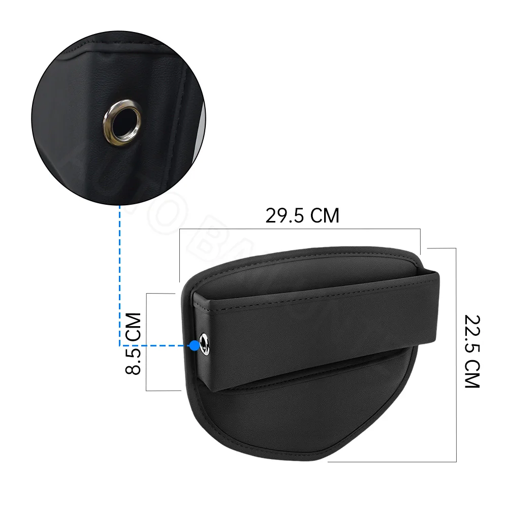 1 قطعة مقعد السيارة الفجوة المنظم صندوق تخزين الجلود العالمي لاند روفر فريلانر رينج روفر ديسكفري 3 4 LR3 LR4 الرياضة