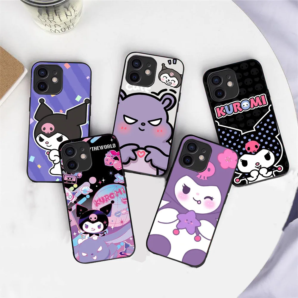 SK-19 Cute Kuromi Silicone Case For Realme C2 C3 X2 XT C21 3 3i 5 5i 6 6i 6s Narzo 20 30A 50i Pro