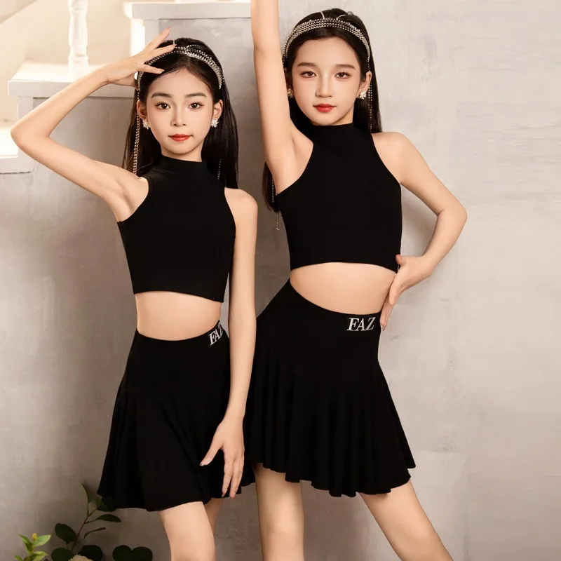 Sunner Latin Dance Costume Chic High-end Training Outfit Ballroom Practice Studio Daily Training Attire Stage Show Contest Wear view 4