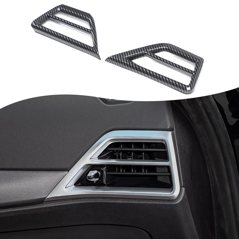 

Car Side Air Vent Cover Trim Sticker Dashboard Side AC Outlet Frame Car Accessory For BMW 3 i3 4 i4 2 G22 G23 G42 2025 2026 LHD