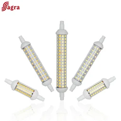 R7S LED 78mm 118mm 135mm Spotlight 6W 9W 12W AC 220V 2835 SMD Lamp Bulb Ceramics Lampada Led Tube Replace Halogen Lamp Light