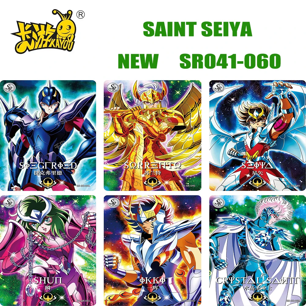 Tarjeta Original Kayou Saint Seiya Wave3 UTR-MR-UR-SSR-SR-R, conjunto completo, tarjeta de colección de Anime rara, juguete decorativo para niños, regalo de Navidad