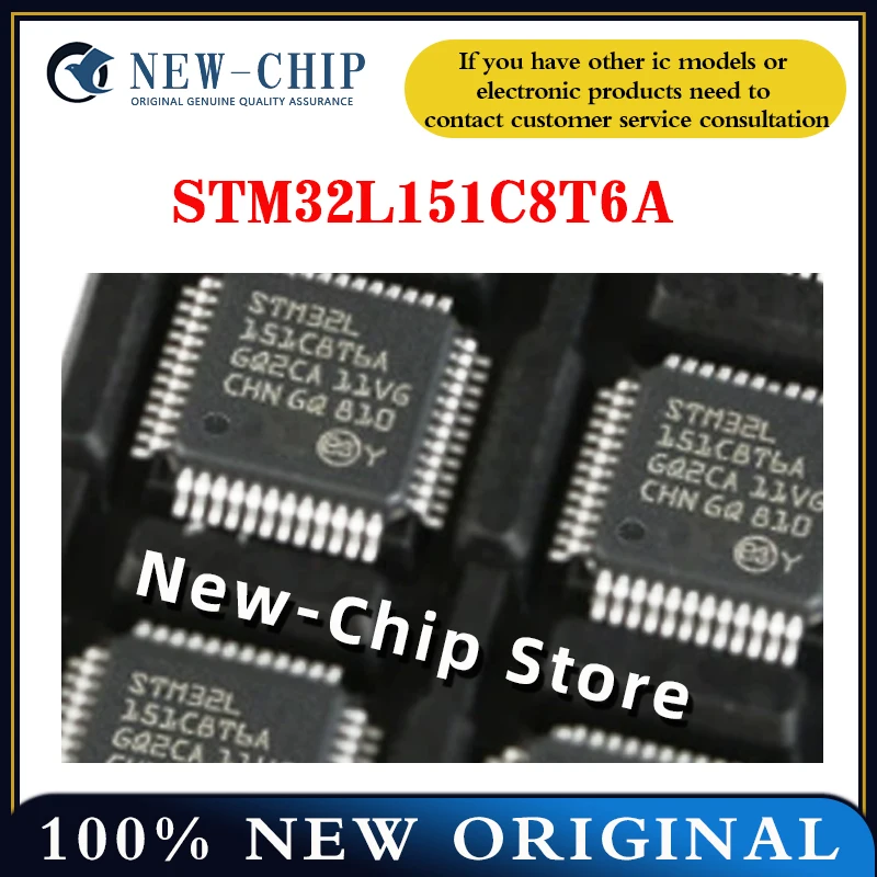 1PCS-50PCS/LOT  STM32L151C8T6A  STM32L151C8T6  LQFP-48 ARM Cortex-M3 32-bit microcontroller -MCU  New original  STM32L151