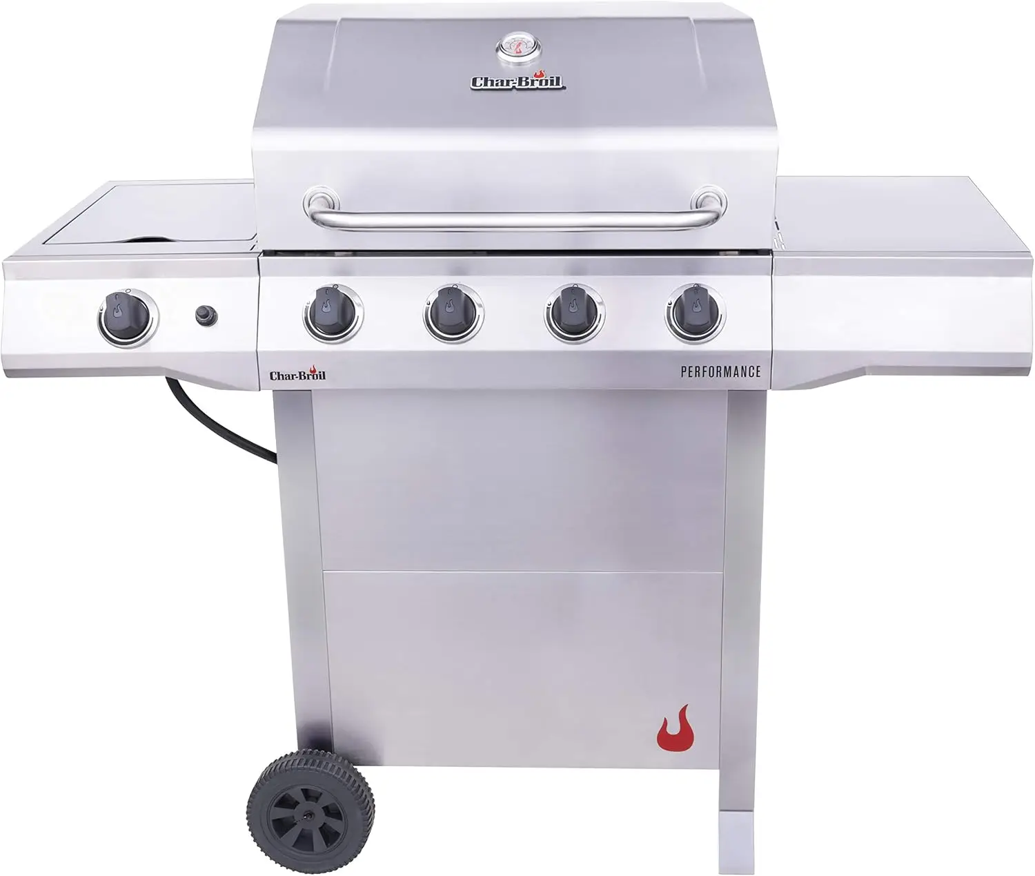 Performance Series™ Convective 4-Burner with Side Burner Cart Propane Gas Stainless Steel Grill - 463352521