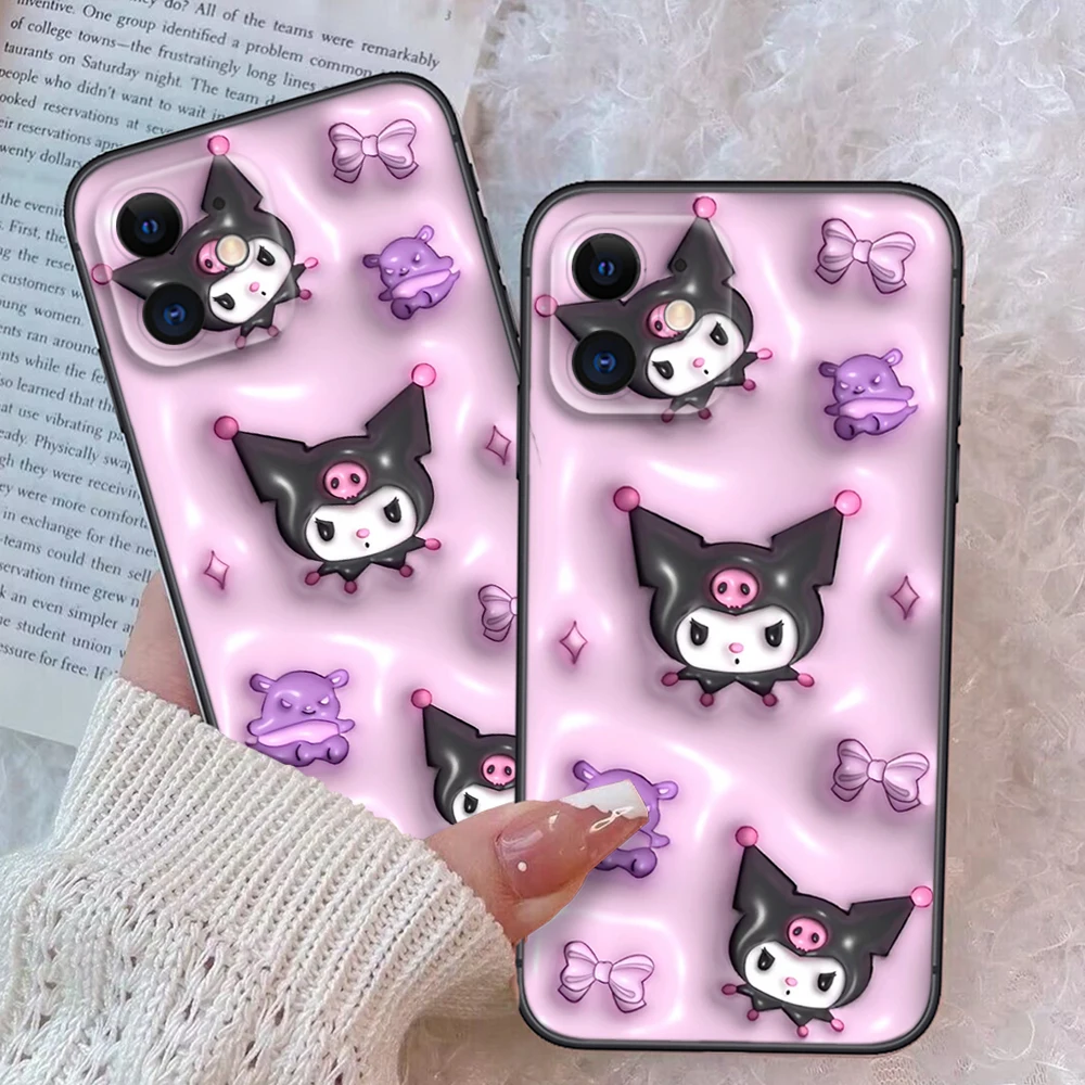 Z853D Kuromi Soft Case dla Samsung S9 S10E S10 Lite S20 Ultra S21S S21 Fe S22 S23 S30 Plus Note 10 20 M30S M21 M31 M51