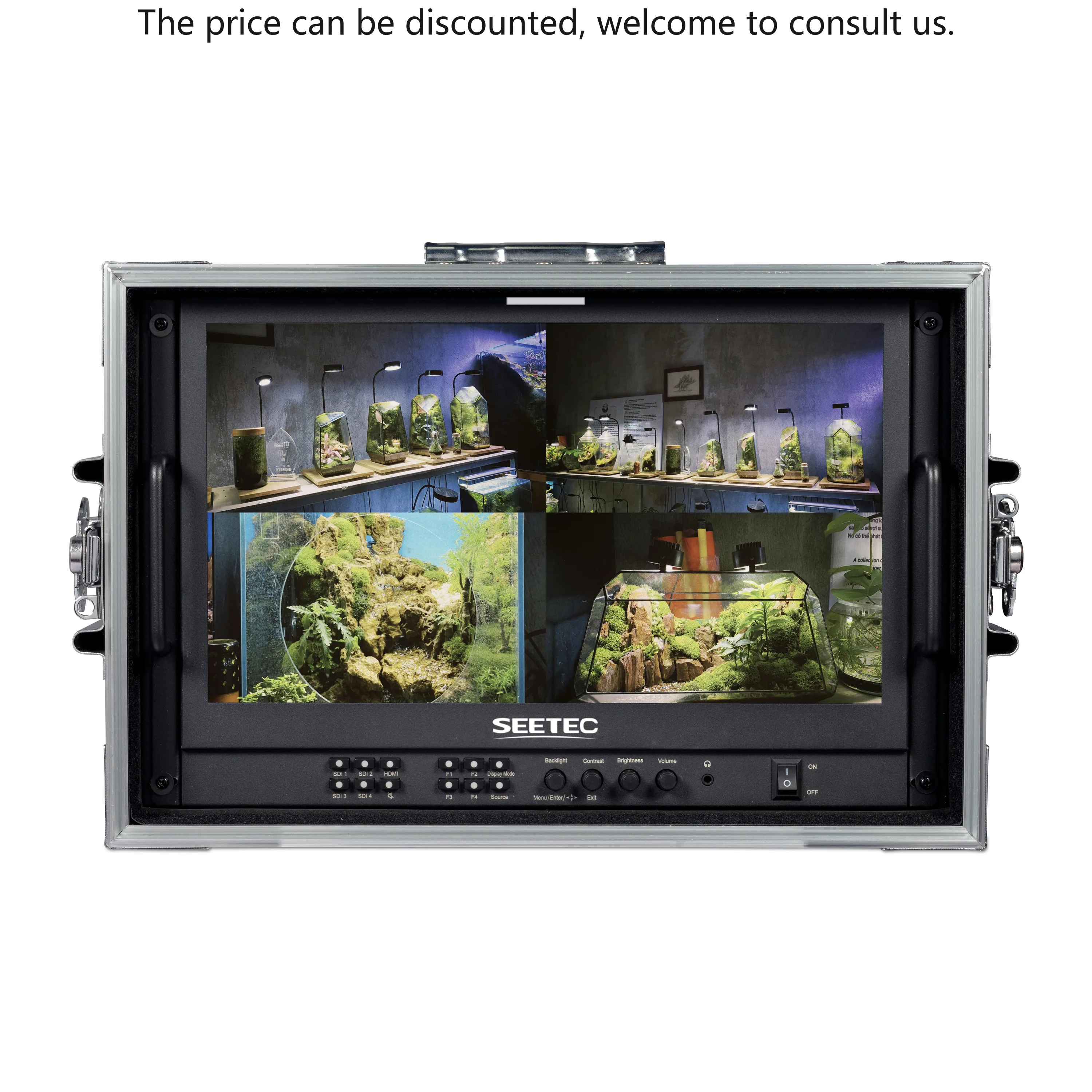 

SEETEC ATEM156S-CO 15.6 Inch 3G-SDI HDMI Full HD 1920x1080 Portable Carry-on Monitor Broadcast Lcd Monitor