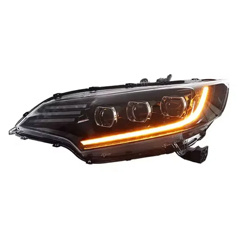 سيارة رئيس مصباح لهوندا جاز صالح LED المصباح 2014-2020 المصابيح الأمامية صالح DRL بدوره إشارة عالية شعاع الملاك العين العارض عدسة