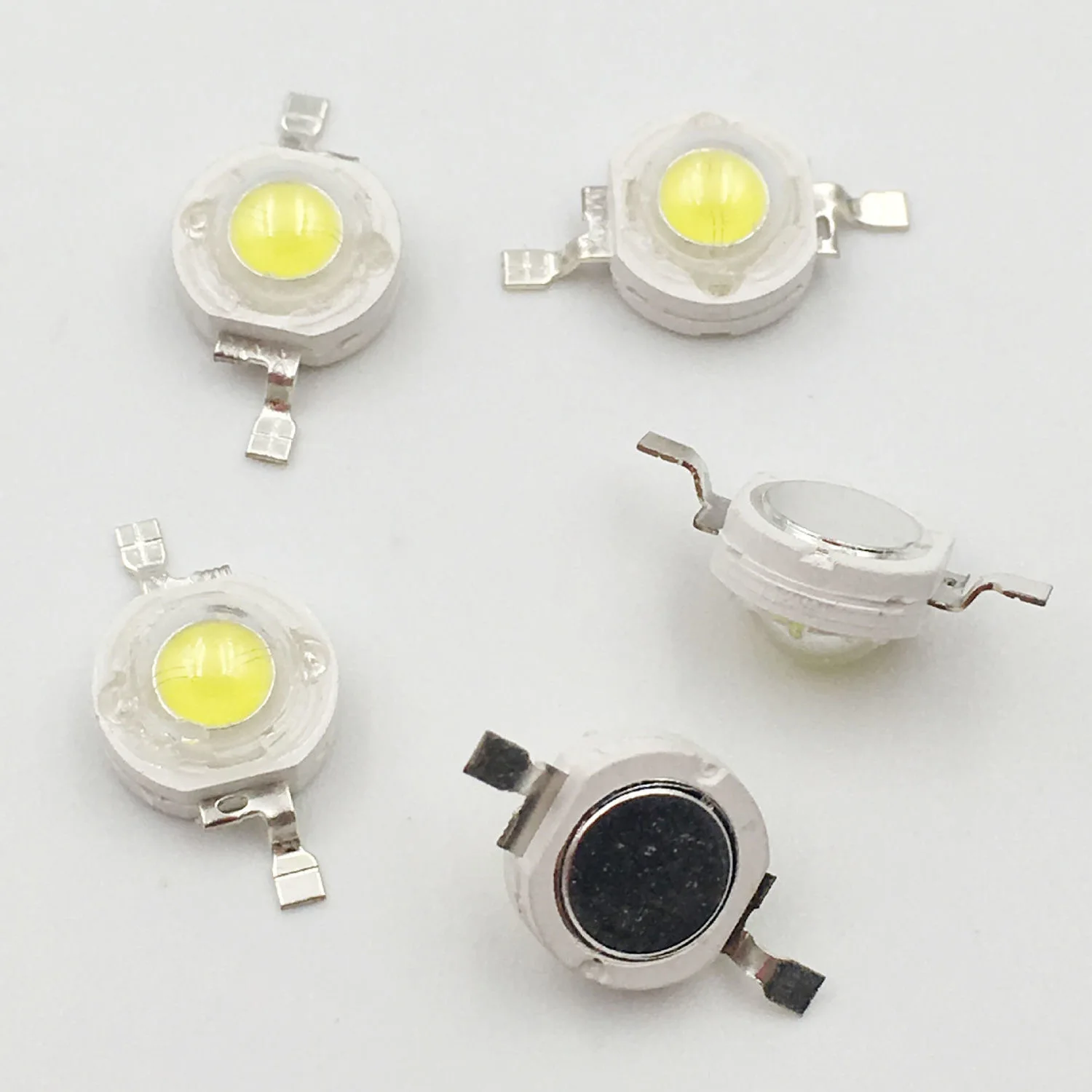 100PCS LED Bulbs High Power 0.5W 0.75W 3V Warm Cold White Red Blue Green 150MA  Lamp Beads Light Pure Chips For Blubs Downlight