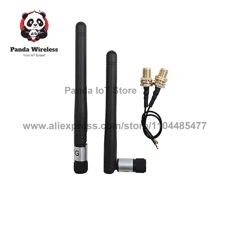 Ready Stock2Pcs Omni High-Gain 4G Antenna EM-AP4G-1089 3G SMA Male Waterproof Signal Booster for Cellular Router Module