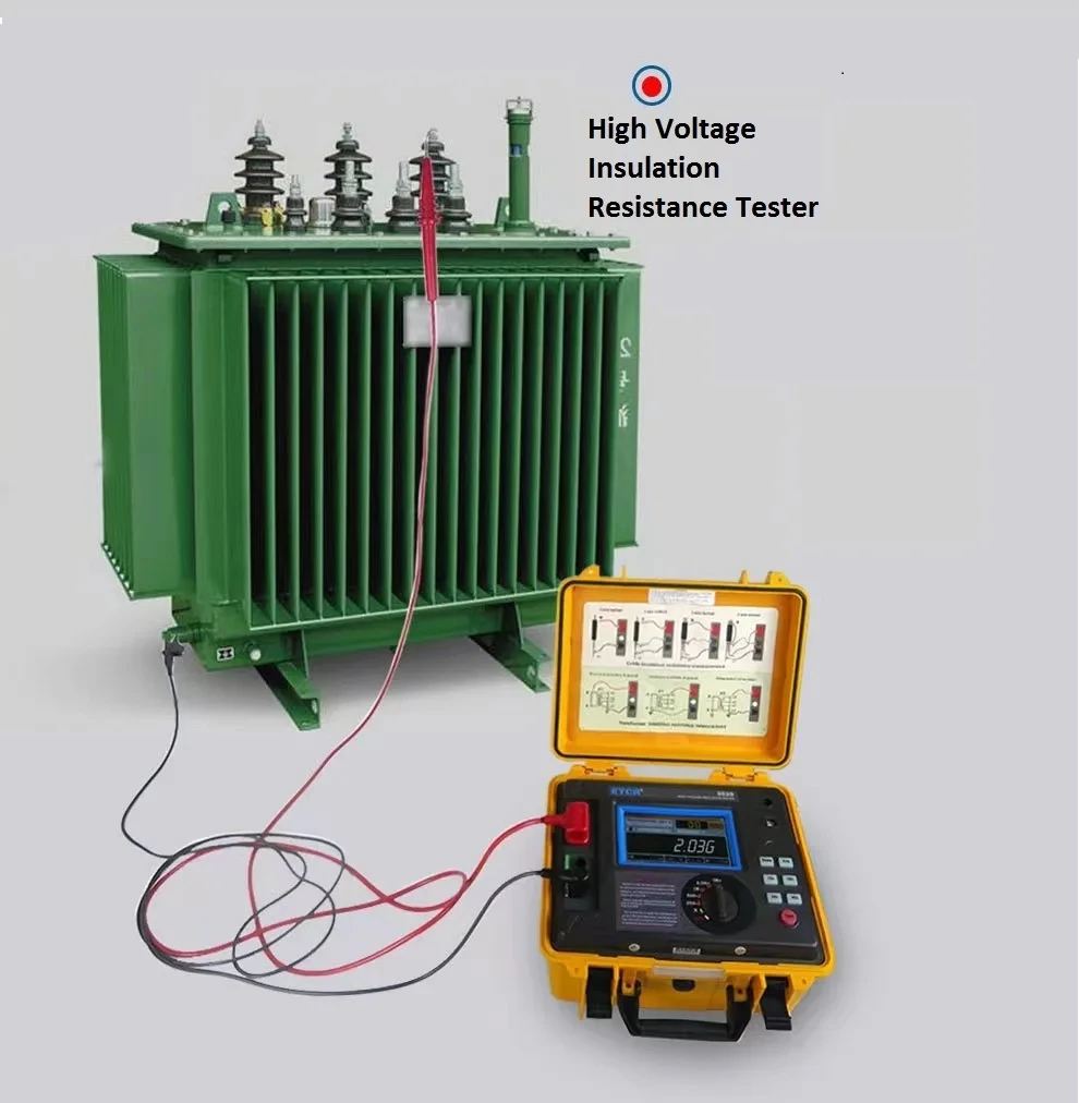 Touch Screen a colori batteria integrata Tester di resistenza di isolamento ad alta tensione ricaricabile 5KV 10KV