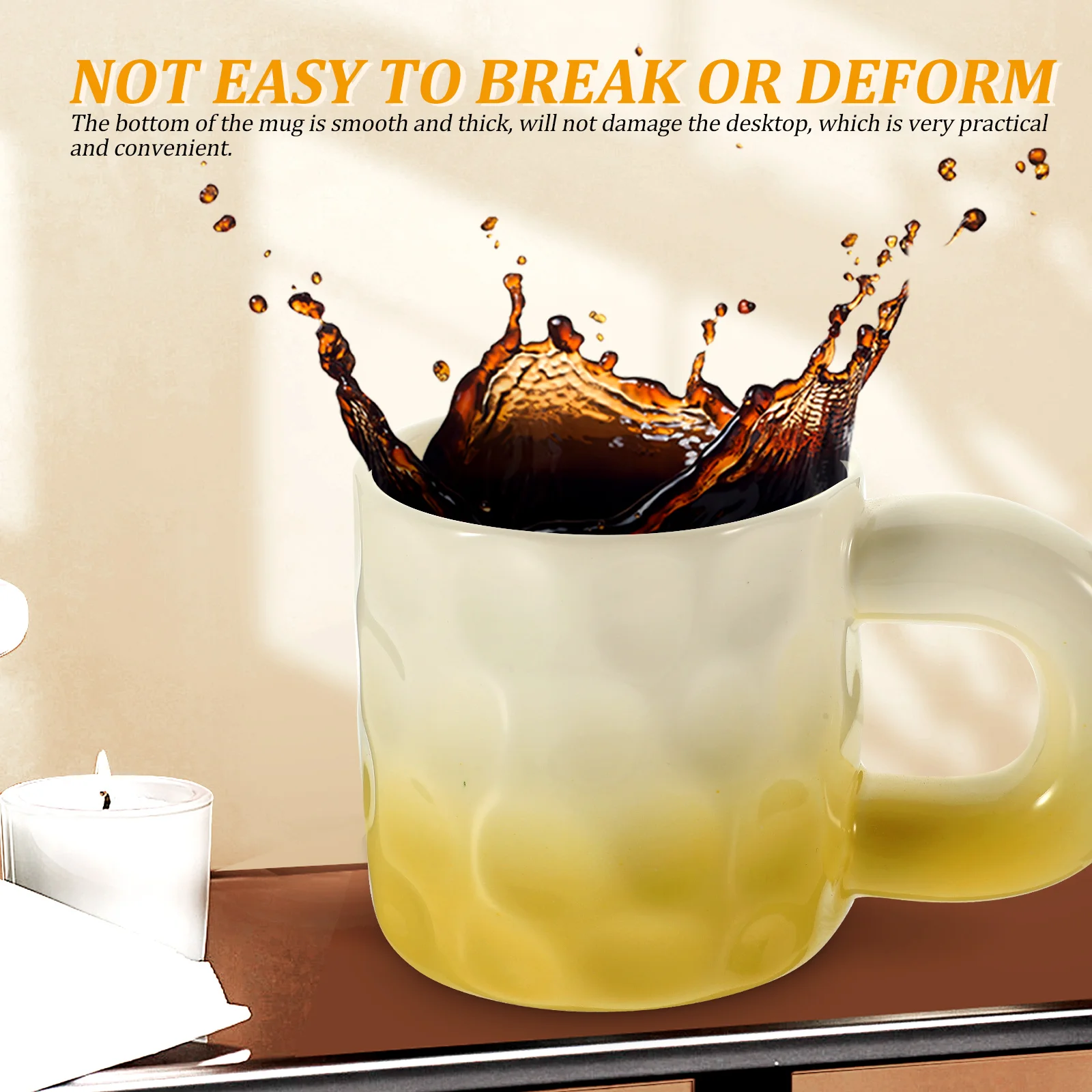 

Ceramic Coffee Mug Porcelain Reusable Handle Hot Tea Coffee Large Capacity Drinking Cup Ceramic Cup Porcelain Water Mug