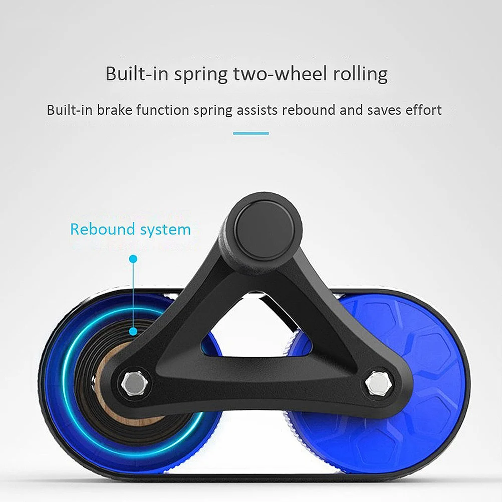 

1PC Automatic Kick-back AB Roller Abdominal Muscle Trainer Wheel Sturdy Abdominal Exercise Roller Practical Fitness Device for F