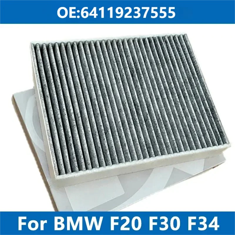 Car Cabin Filter Air 64119237555 64116821995 For BMW F20 F22 F30 F31 F32 F34 F36 116d 220i 320d 328i 330d 435i Activated Carbon