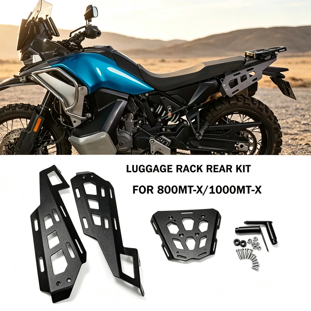  FOR CFMOTO 800MT-X 1000MT-X Motorcycle Luggage Rack 800MT-X/1000 MT-X Tail Bag Bracket Extension Side Bag Bracket Accessory  ﻿