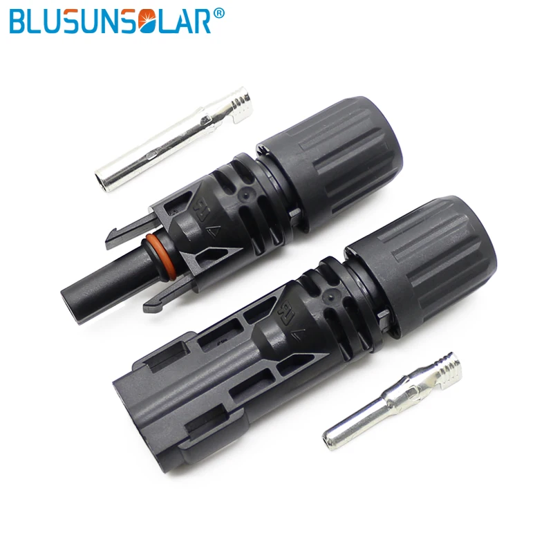 EU Stock 100pairs/lot 1500V Solar Connector Plug 30A IP68 for Solar Panel Connector UV Resistant DC Connector TUV Approved