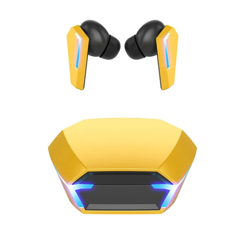 

M10 Wireless Gaming Headset Low Latency BT Earbuds Noise Cancelling LED JL Chipset IPX-6 Waterproof Microphone TWS