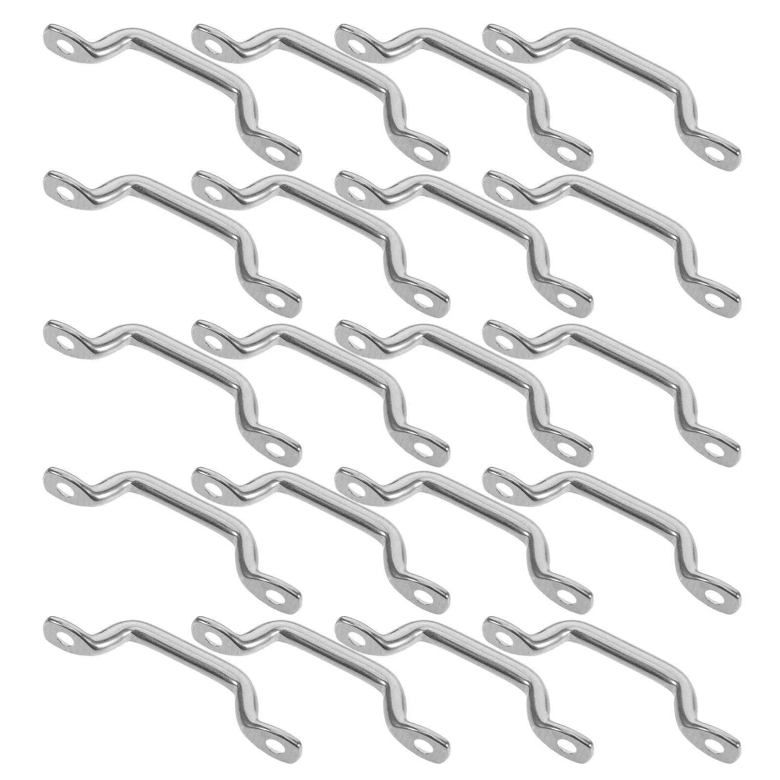 1Set Stainless Steel 's Loop Kayak Deck Rigging Loop Polished Marine Grade Tie Down Anchor for Boat Top Strap Connection