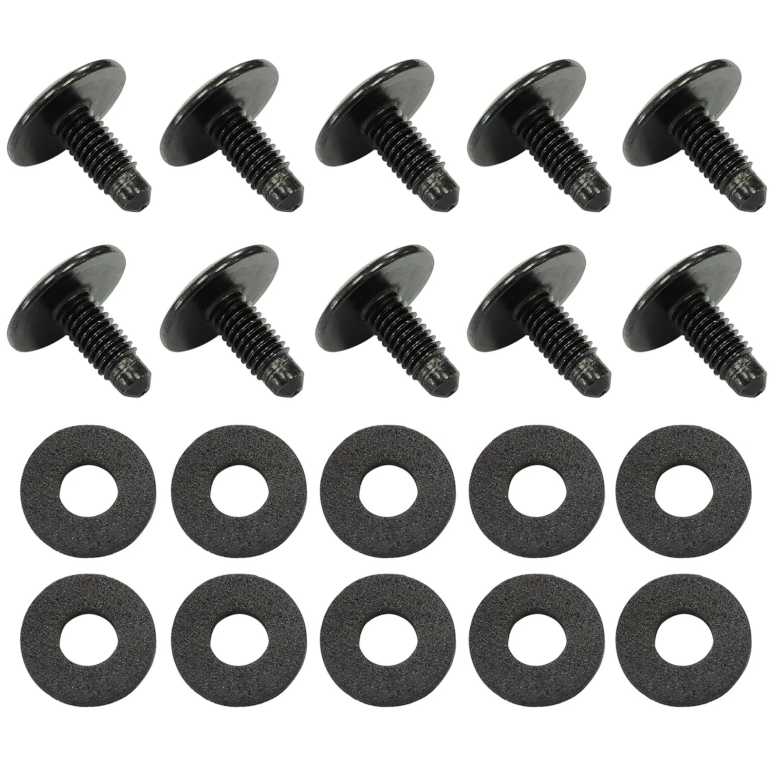 VW Transporter T5 T6 T6.1 2003 - 2021 용 10pcs 루프 랙 구멍 패널 블랭킹 나사 볼트 밀봉 WHT 006148   2019 2018 2017 2016