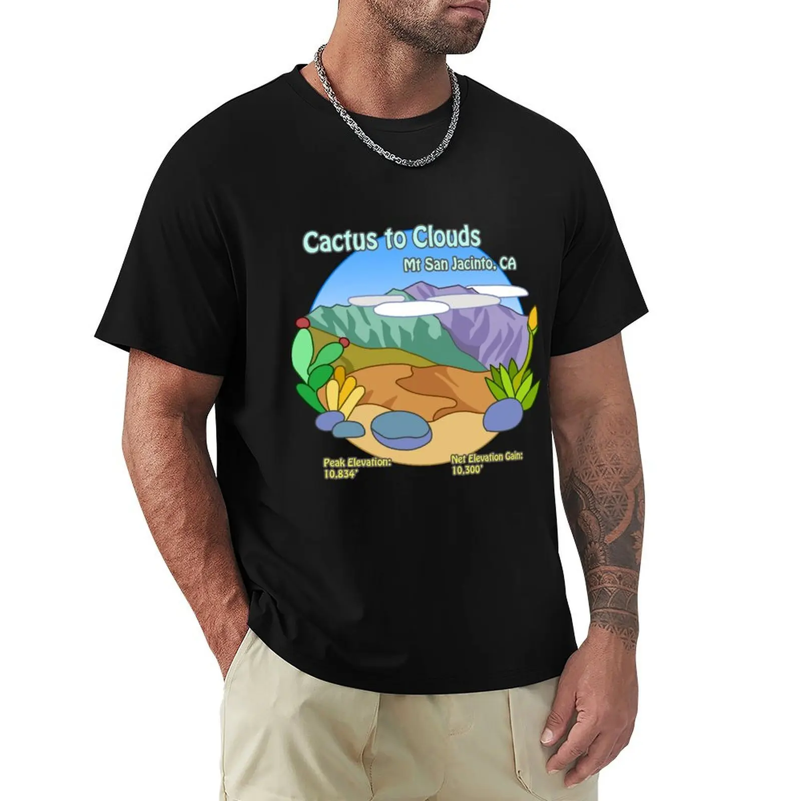 

Cactus to Clouds T-Shirt funny gifts cheap stuff clothes for men