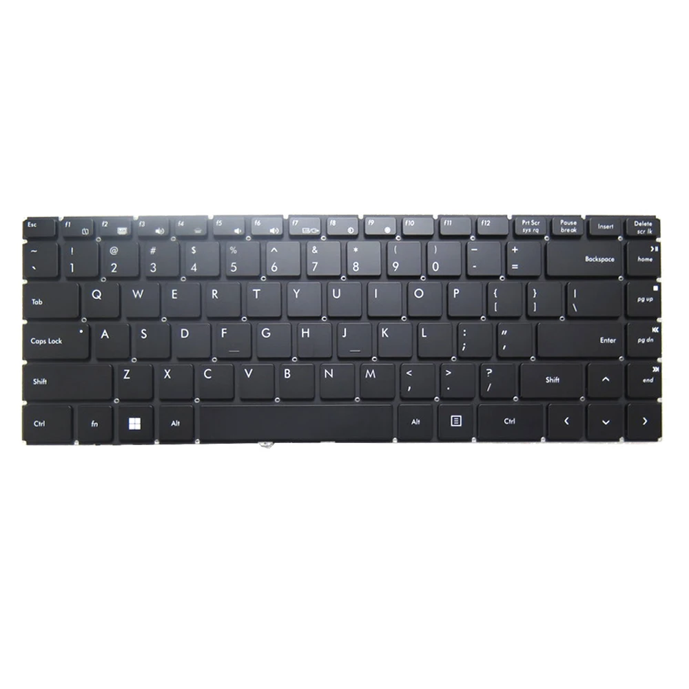 English US Laptop Keyboard For Axioo For Hype JKT48 Special Edition / For MyBook Z6 Metal Black With Backlit