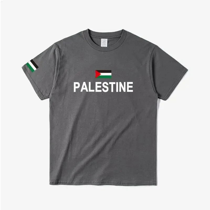 Palestine Palestinian National flag t shirt Fashion Jersey Nation Team 100% Cotton T-shirt Tees Country Sporting Gyms PS PSE Top