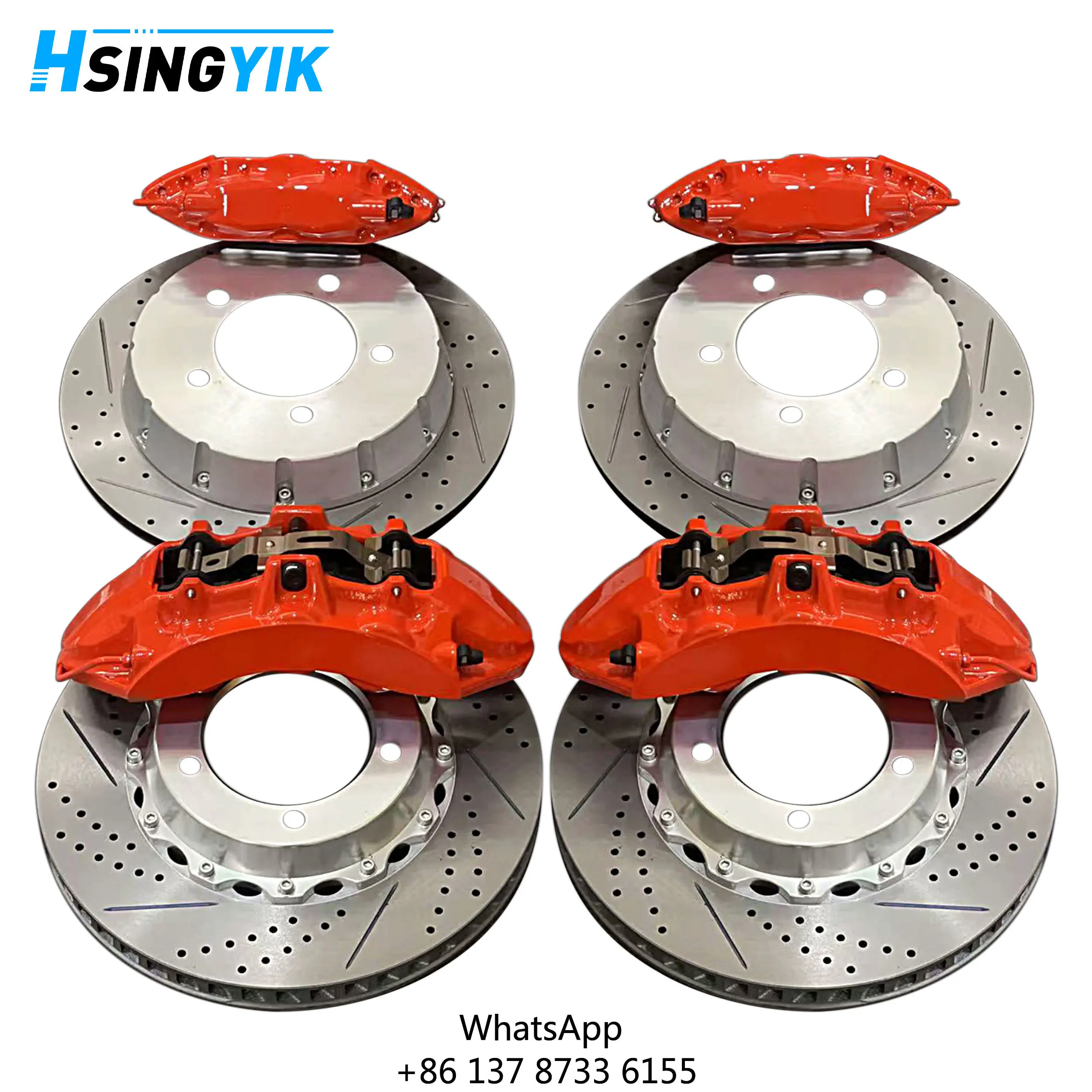

High Performance G3500 4 6 10 Piston Slotted Floating Brake Disc Big Brake Kit For Audi S3 8V SQ2 Q3 VW Golf 7 8