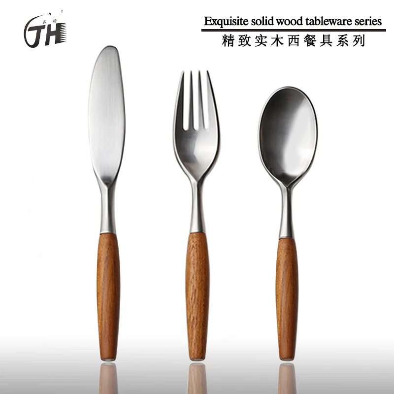 

GH creative home Japanese tableware exported to Japan household goods teak natural simple texture western tableware