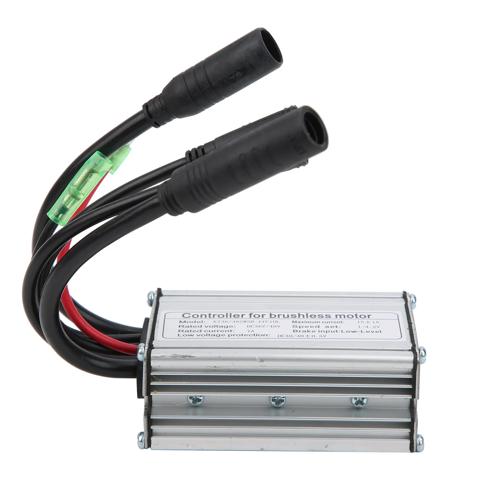 6 Tubes Electric Bicycle Motor Controller, 36/48V KT‑15A DC Motor Controller for Longevity and Low Power Consumption