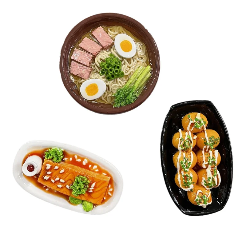 مغناطيس الثلاجة Kawaii الكرتون الغذاء مغناطيس الثلاجة لطيف مغناطيس الزخرفية شخصية خزانة مغناطيس الثلاجة #6