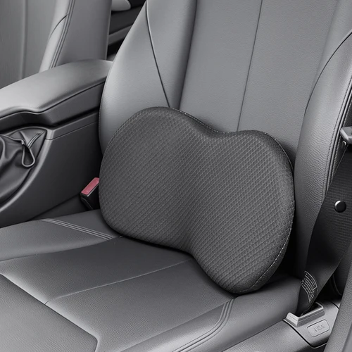 Imagen 2 del producto 1 pieza de cojín de asiento de coche de espuma viscoelástica, cojín de asiento de coche, Mini cojín de asiento pequeño para aumentar la altura, cojín de asiento trasero