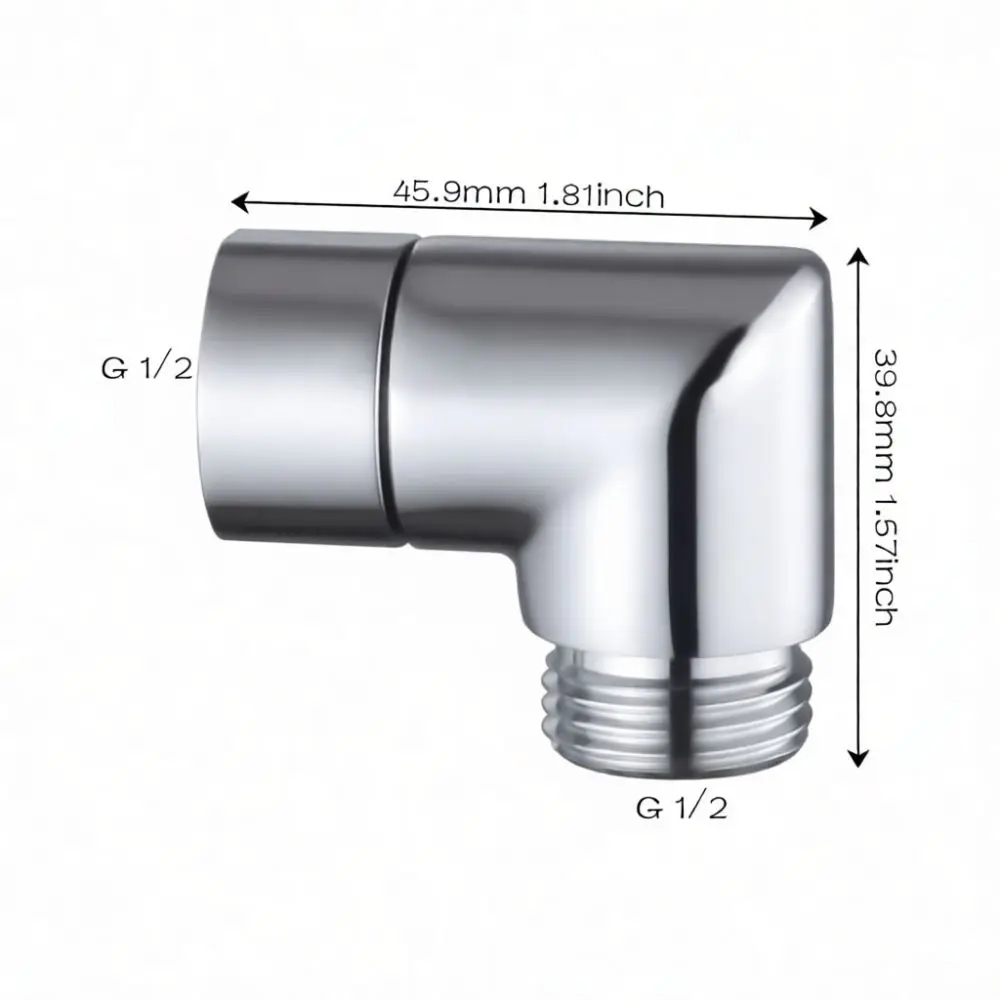 Universal Shower Head Adapter Brass Rotate Connector 90 135 Degree Elbow Fitting Adjustable Bathroom Plumbing Tool