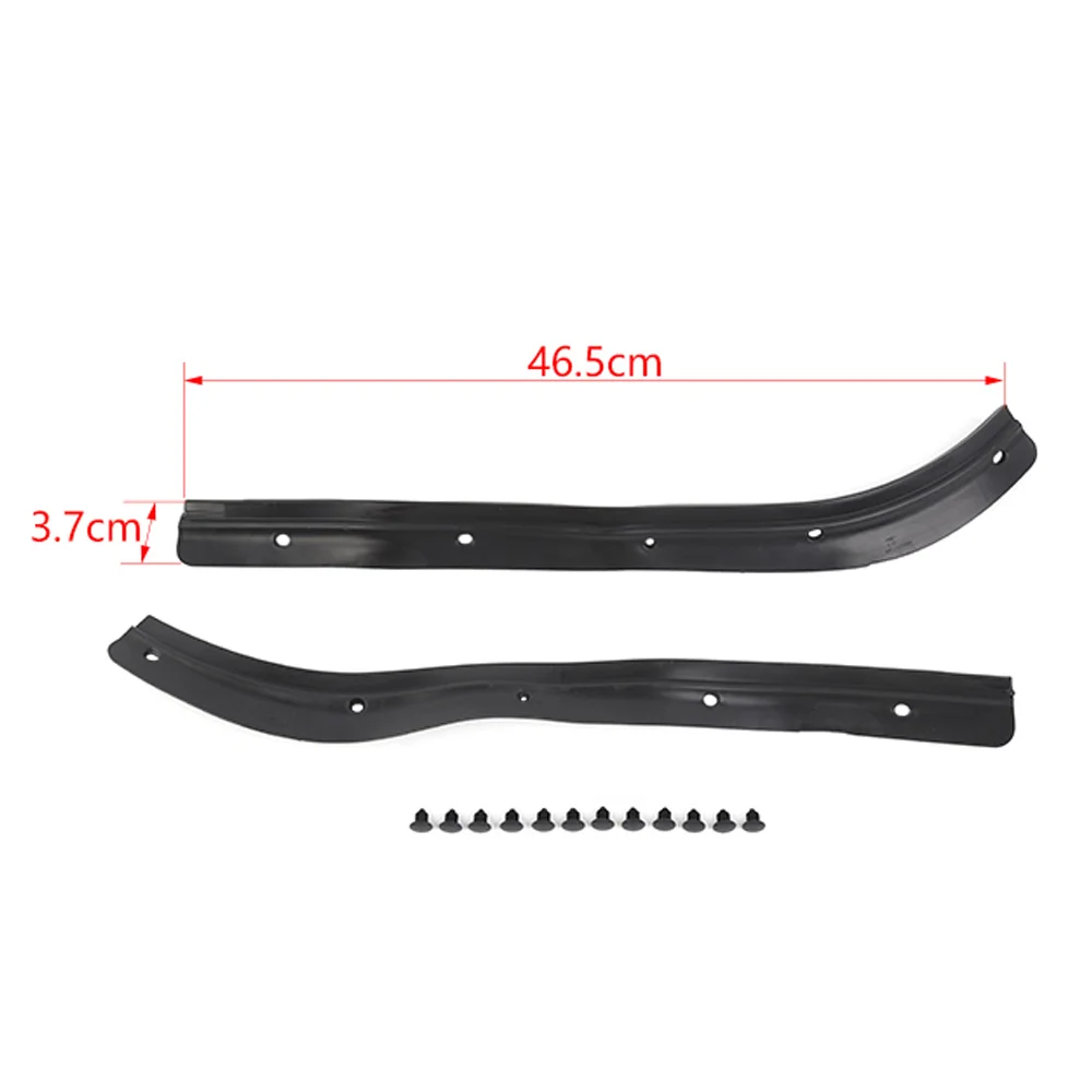 Front Door Rubber Waterproof Dustproof Seal Strip Kit for Jeep Wrangler JL/Gladiator JT 2024+ Interior Accessories