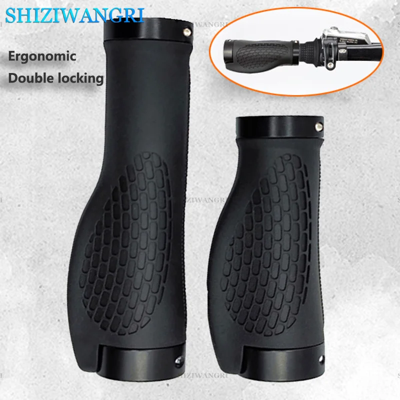 Bicycle Handlebar Grips Short Long Grips Rubber Handle MTB Cycling Handle Mountain Bike Grip Grippings BMX Grips