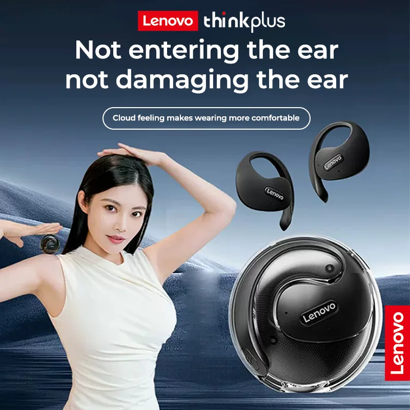 Lenovo X15 Pro Wireless Headphones with Mics Bluetooth 5.4 HiFi Stereo Sound Wireless Earbuds Earphones Button Control