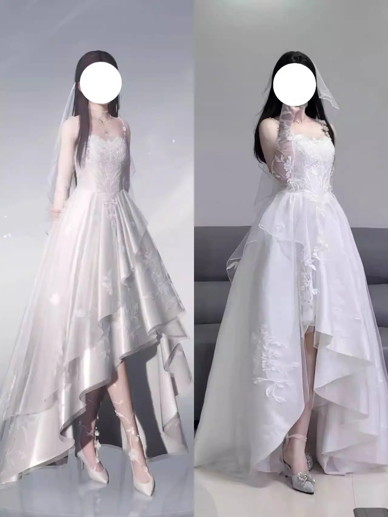 Nuevo amor y espacio profundo Zayne Li Shen Fiesta carnaval Halloween Cos Cosplay tarjeta de matrimonio vestido de novia traje de boda velo mujeres