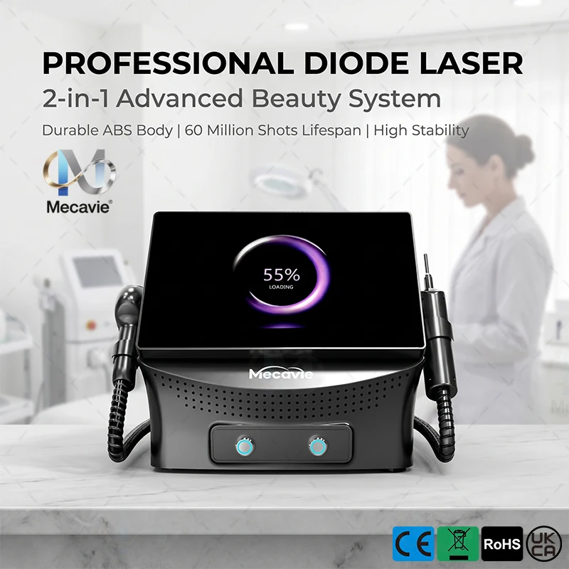 2In1 4000W Diode Laser Pico Laser Beauty Machine 4 Wavelength 755/808/940/1064nm Ice Point Permanent Hair Removal Tattoo Spot