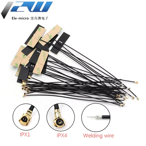 Imagen 2 del producto 5 unids/lote WiFi 2,4G de alta ganancia 5dbi, antena suave FPC Flexible integrada ZigBee Ipx4 módulo Bluetooth IPX1/IPX4-K parche Anten