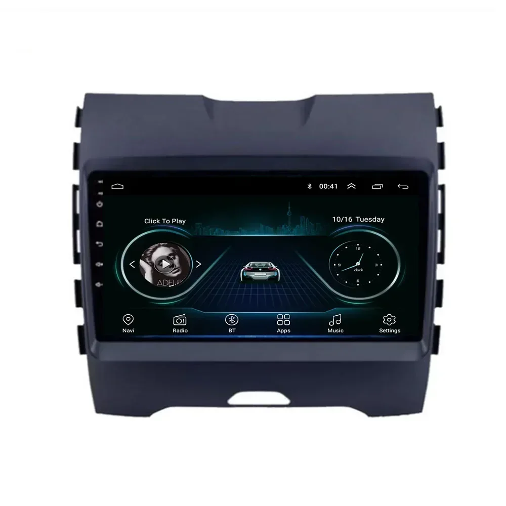 Android 13 Car Stereo Radio For Ford Edge 2015-2018 Multimedia Player DVD Autoradio Video CarPlay GPS Navigation Camera