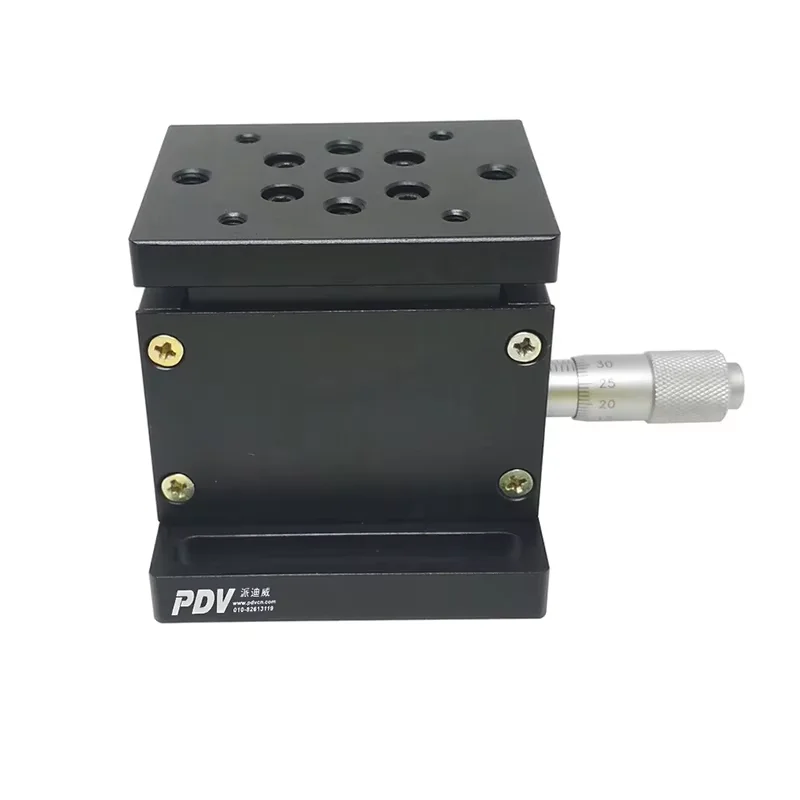 PT-SD404 Precise Manual Lift, Z-axis Manual Lab Jack, Elevator, Optical Sliding Lift, 5mm Travel linear table