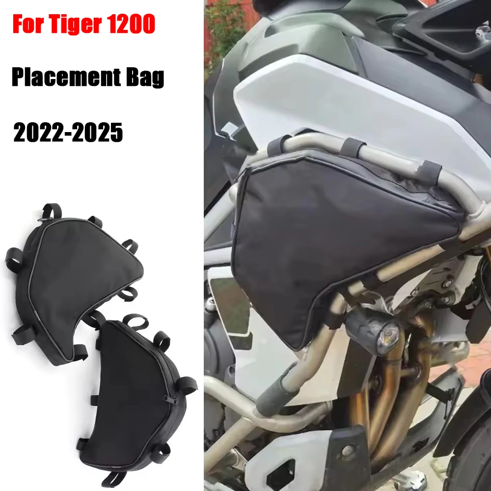For Tiger1200 Tiger 1200 2022-2025 Accessories For Tiger 1200 Original Bumper Repair Tool Placement Bag Frame Crash Bars Waterpr