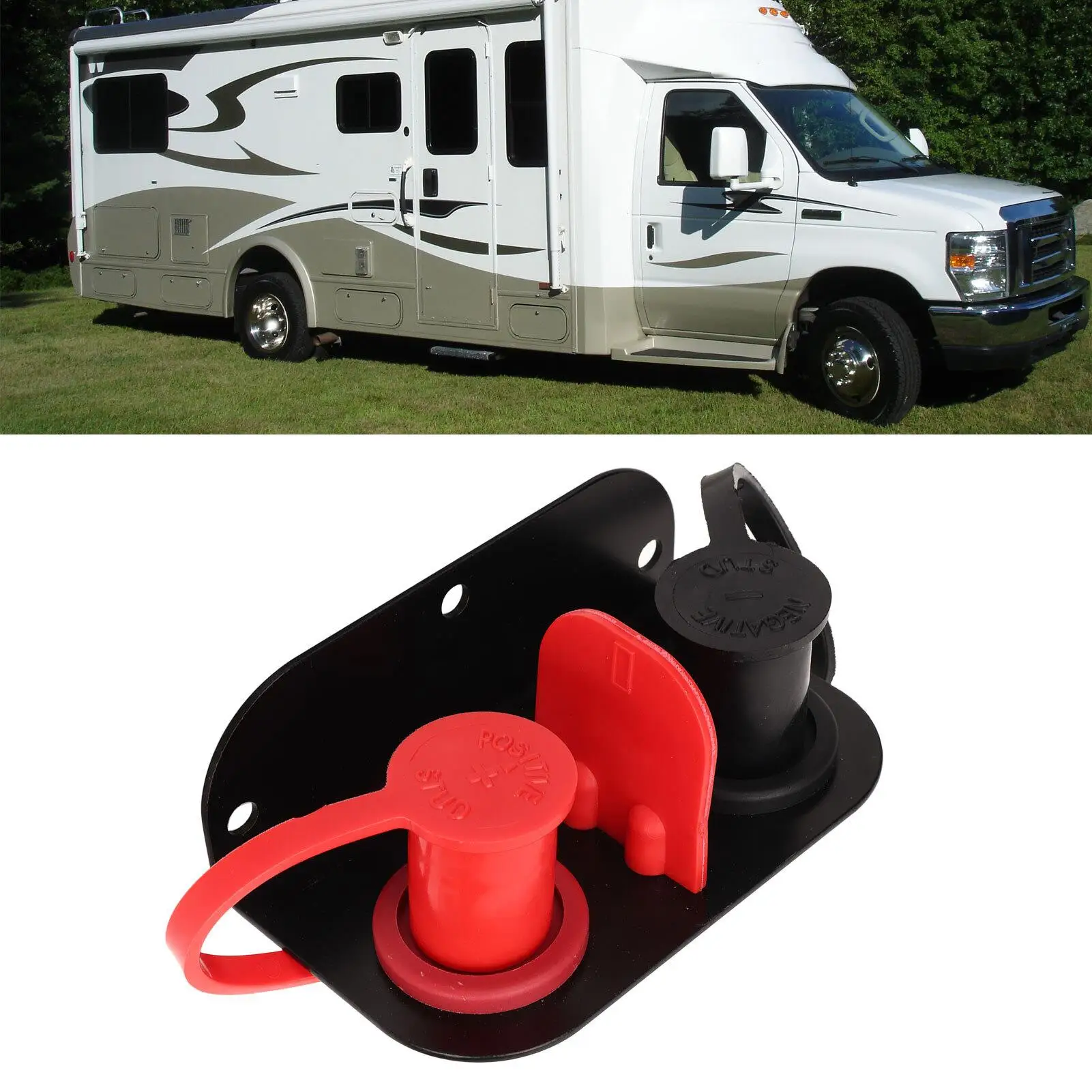 محطات بطارية السيارة عن بعد M10x2 بطارية الانتقال آخر نقل عدة أداة شحن لشاحنات utv ATV RV جرار جزازة قارب #2