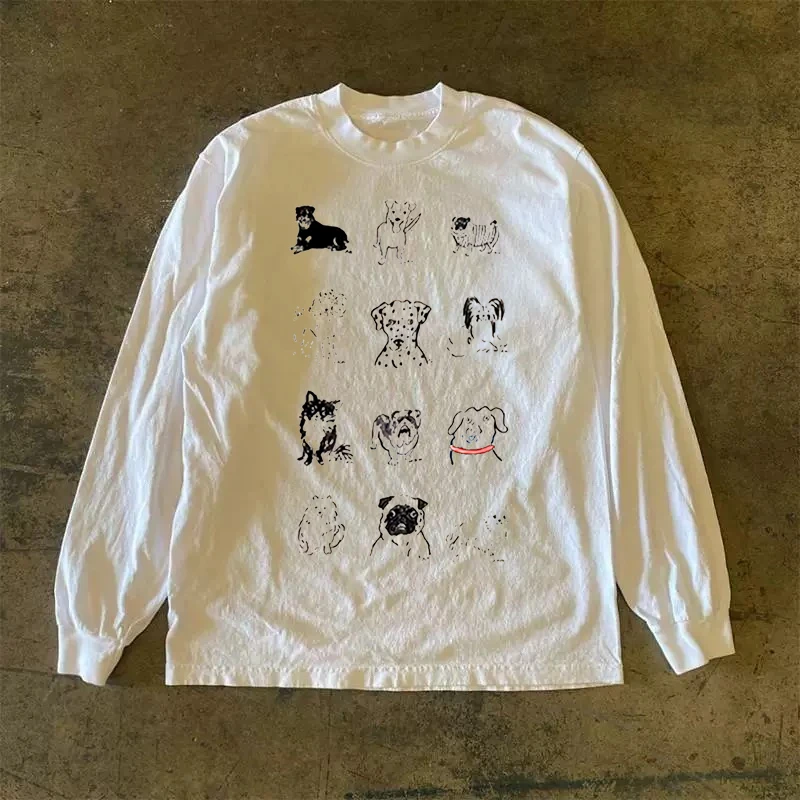 camiseta-casual-de-algodao-de-manga-longa-com-gola-redonda-unissex-confortavel-para-lazer-etiqueta-removida-retornada-de-pedidos-internacionais