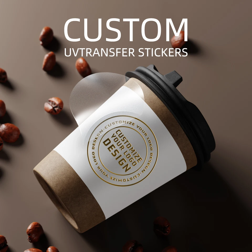 

Customizable UV Transfer Stickers Custom Multicolor Logos - Durable Waterproof Labels for Promotional Events & Corporate Gifts