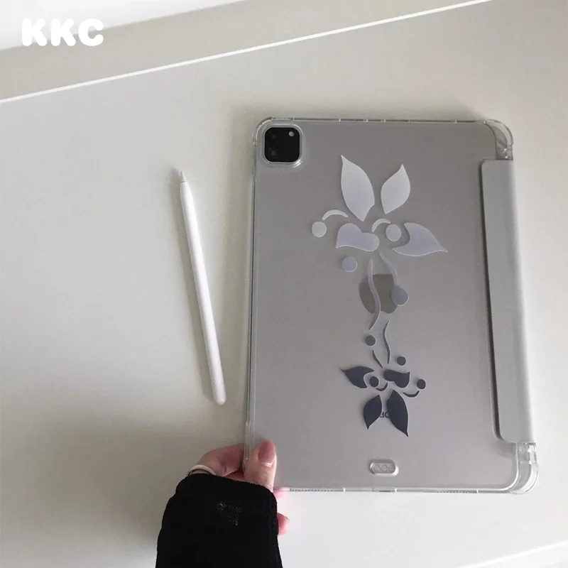 Polkadot Star Black Minimalist Korean INS For iPad 9/8/7th Gen 10.2-inch/iPad Pro 10/11th A16 2025/11in 2018-2025 2026 M4 Cover