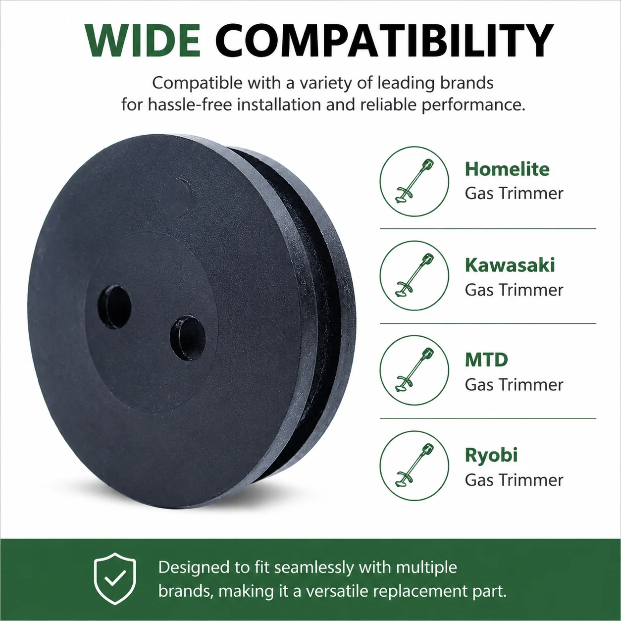 20Pcs 2 Hole Fuel Tank Grommet for Homelite 560878001 560878002 Kawasaki 92071-2073 MTD 971-181767 Ryobi 181767 Trimmer Parts